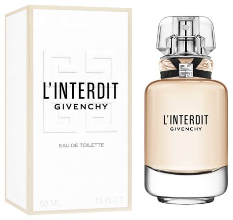 givenchy l'interdit eau de toilette vs parfum